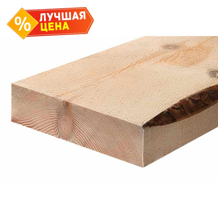 Доска обрезная естественной влажности 50х150х6000 сорт 4